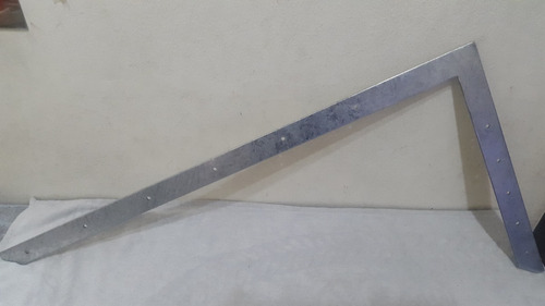 Escuadra Albañil 70 Cm (700 Mm) Una Sola Pieza Galvanizada