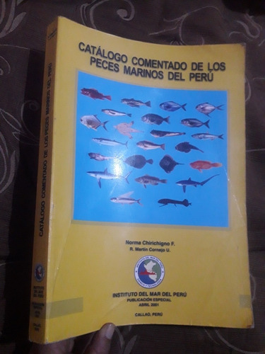 Libro Catálogo Comentado De Los Peces Marinos Del Perú 