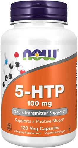 Now Foods 5-htp 100 Mg 120 Cápsulas Vegetales