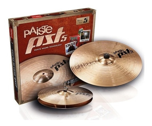  Paiste 068es14 Pst 5 Essential Cymbal Set 14 18  