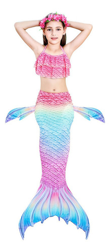 Bañador Sirenita Bikini Sirena Cola Niña. [u]