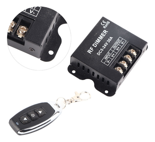 Remote Control Dimmer Rf Wireless Brightness Adjustment