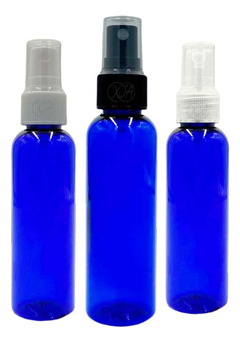 Envase Jefferson De 60 Ml Color Azul Con Atomizador Negro!