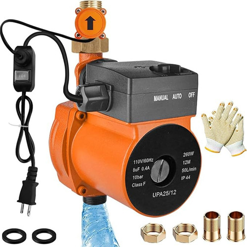 Bomba Presurizadora Automática 1/3 Hp De 260w 110v 50l/min