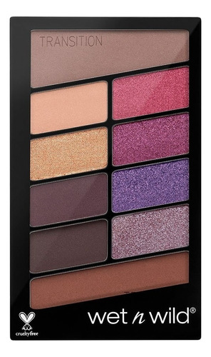 Paleta De Sombras Coloricon De Wet N Wild Color de la sombra 761B V I purple