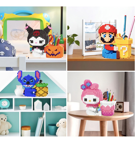Kit Bloques Construcción Armables Melody Rompecabezas 3d Cantidad De Piezas 2257 Versión Del Personaje My Melody