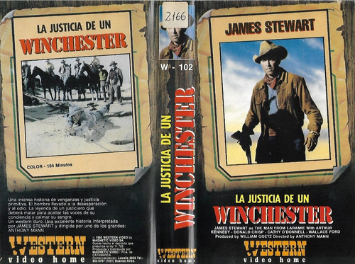 La Justicia De Un Winchester Vhs Man From Laramie Western