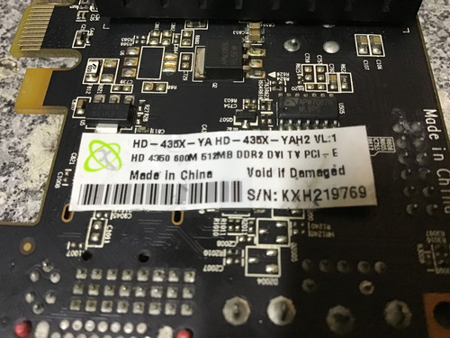 Tarjeta De Video Xfx Ati Hd 4350 512mb (Usado)