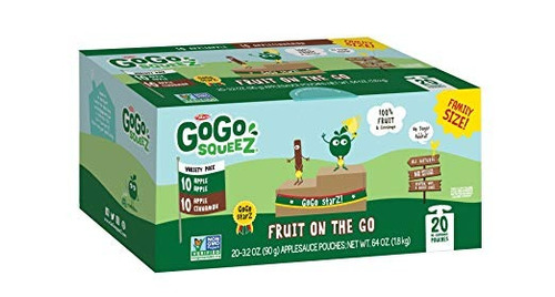 Gogo Squeez Puré De Manzana En El Camino, Variety Pack (appl