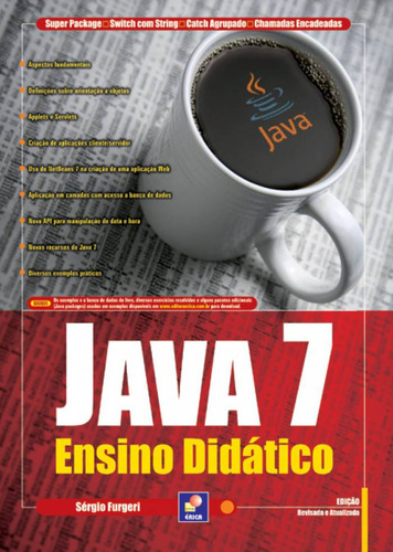Java 7 - Ensino didático, de Furgeri, Sérgio. Editorial Editora Érica, capa mole em português, 2010