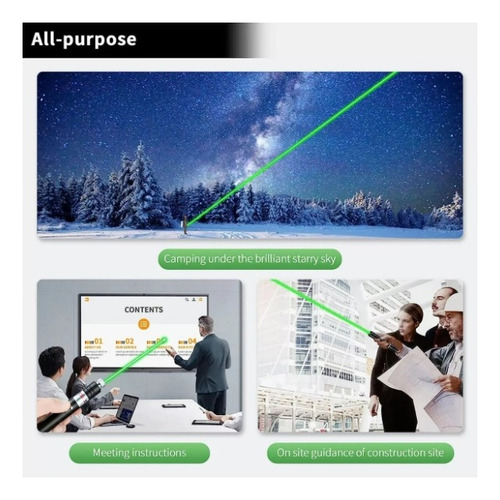 Puntero Laser Astronómic 5000mw Caleidoscopio Recargable Usb