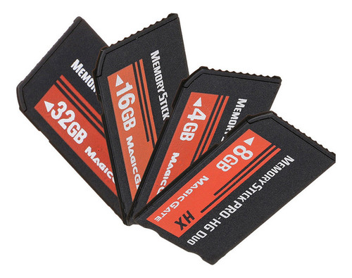 2 Tarjetas Memory Stick Ms Pro Duo Flash De 16 Gb Para C