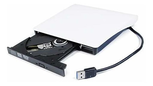 Unidad Óptica De Dvd Cd Rom Externa Usb ***** Blanca, Para A