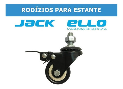 Rodizio Original Jack Para Bancada Maquina De Costura/freio