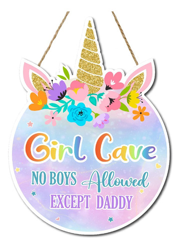 Decoración Temática De Unicornio Para Habitación De Niña