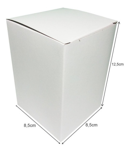 Imagen 3 de 4 de Caja Para Mate Sublimable X 10u Packaging Sublimar Mat1