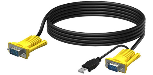 Cable Kvm Usb Vga Plug Macho 2 1 Kit Para Consola Mt-viki