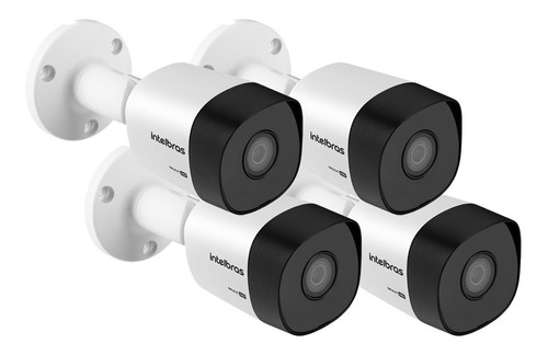 4 X Camera Intelbras 30 Metros Hd 1080p Vhd 3230 3,6mm 2mp