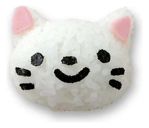 Divertidos Moldes De Caras De Gatitos Para Onigiri Sushi