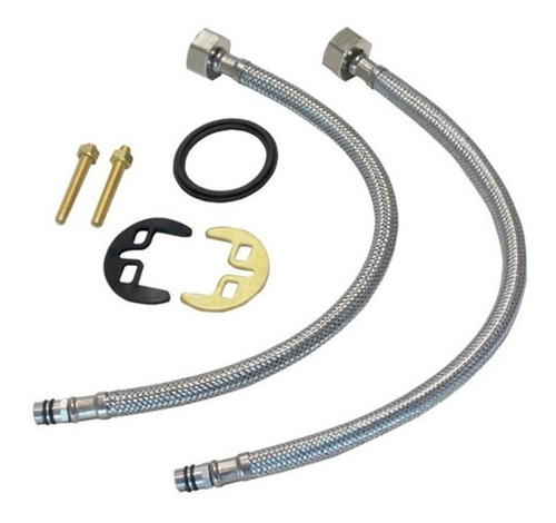 Imagen 2 de 6 de Bacha Simple Inoxidable 52x32 + Griferia Monocomando Mesada