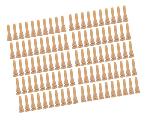 Qw1 100pcs Vara De Remoção De Pelos De Aves Cor Da Pele