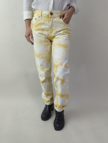 Jeans Aussie (talla S) Amarillo Como Nuevo