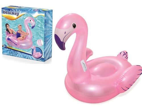 Salvavidas Inflable Flamingo Montable Bestway Alberca Fotos