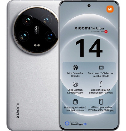 Xiaomi 14 Ultra Dual Sim 512 Gb Blanco 16 Gb Ram
