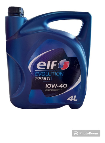 Aceite Semisintetico Elf Evolution 700 10w40  4 Lts.