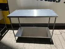 Comprar Mesas De Trabajo En Acero Inoxidable Con Entrepaño Variedad