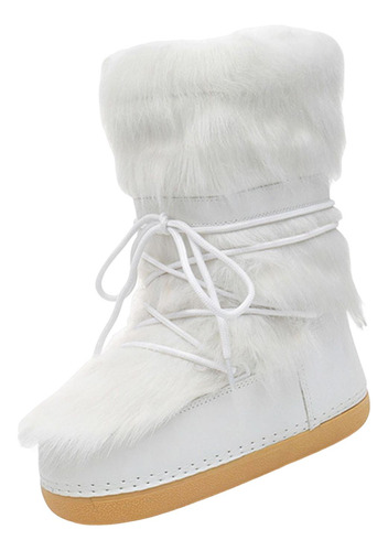 Botas De Nieve Para Mujer Suela Gruesa Estilo A 41-42