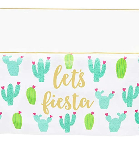 Mantel De Plastico Diseño De Cactus 3 Unidades.marca Pyle