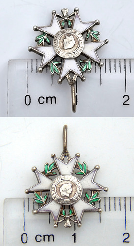 Condecoración Francesa Orden De La Legión De Honor Plata