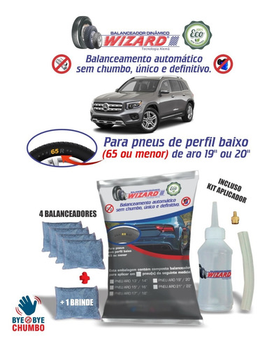 Balanceador Dinâmico Sem Chumbo Mercedes Benz Glb Aro 19  20