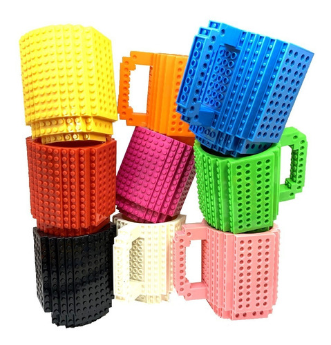 Paquete De 48 Tazas Armables + Muñecos + Bloques Incluidos