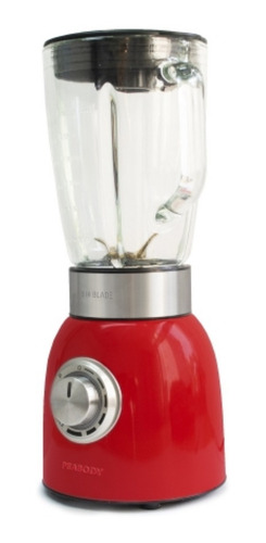 Imagen 2 de 2 de Licuadora Peabody PE-LN1200 1.5 L roja con jarra de vidrio 220V