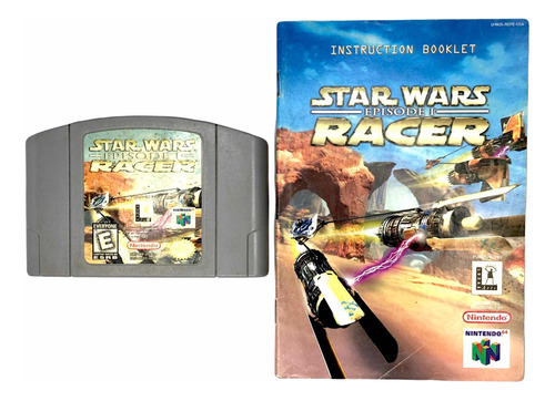 Star Wars Episode 1 Racer - Juego Y Manual Nintendo 64