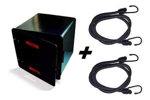 Caja Delivery Reparto Super + Elasticos Blanca Rpm-1240