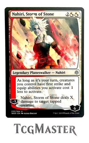 Mtg Magic The Gathering Nahiri Storm Of Stone War Tcgmaster