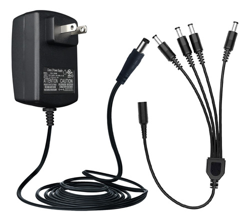 Adaptador De Fuente De Alimentacion De Ca A Cc De 12 V 2a Y