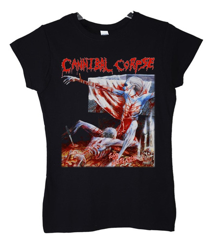 Polera Mujer Cannibal Corpse Tomb Of The Mutilated Metal Abo