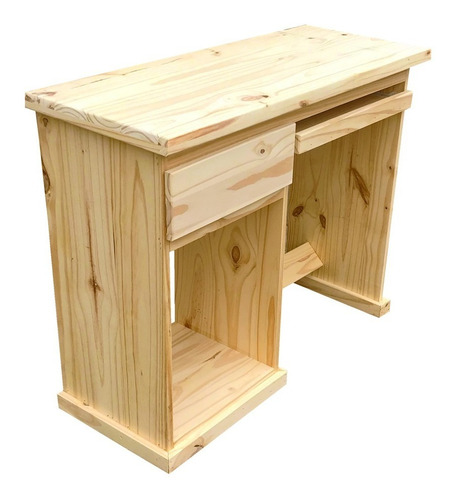 Mesa Escritorio Pc 1 Cajon Bandeja Pino Macizo Ohventas