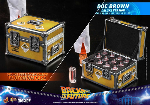 Doc Emmet Brown Deluxe 1/6 Back To The Future Hot Toys 610