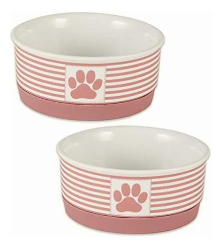 Bone Dry Paw & Patch Ceramic Pet Collection, Small Set,