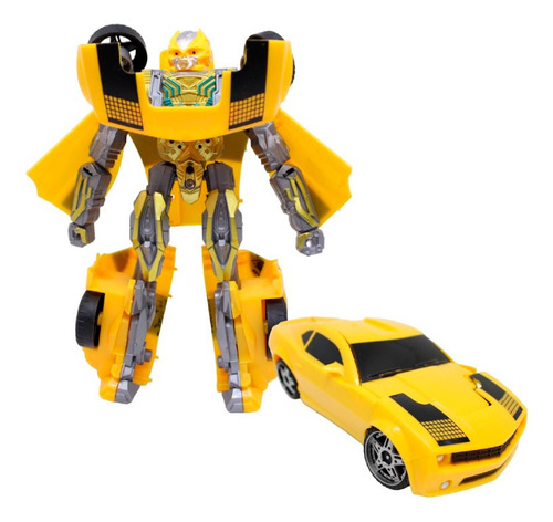 Figura De Acción Transrobots Robot Prime Carro Bunblebe Luz