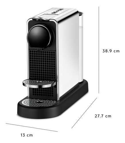 Cafetera Nespresso Citiz Platinum, Pack Aromaria