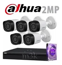 Comprar Kit Seguridad Dahua Dvr 8 + 5 Camaras Ext 1080p 2mp+ 1tb M3k