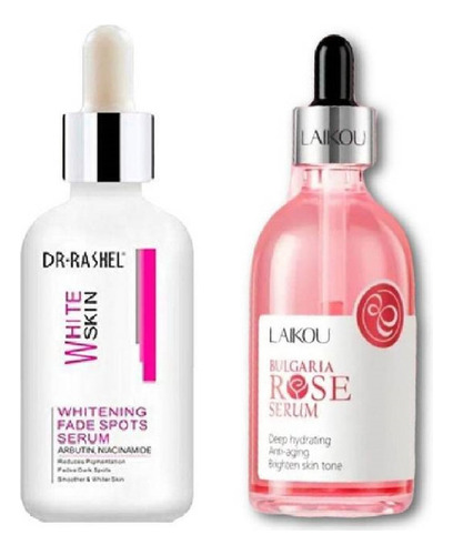 Pack Suero Blanqueador  Drrashel  Serum Bulgari Rose  Laikou