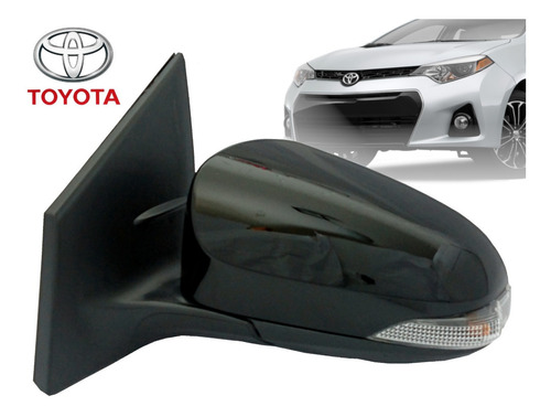 Retrovisor Izquierd Con Luz Pra Toyota Corolla Se / Xei 2015