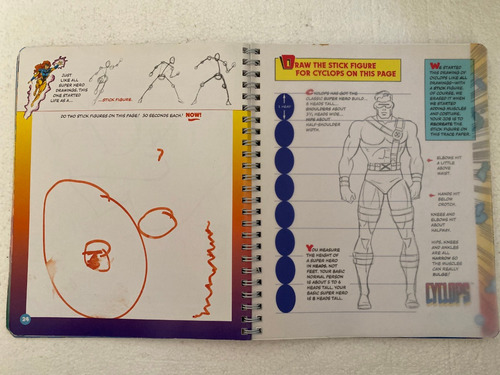 Libro Draw The Marvel Comics Super Heroes Klutz Ya Usado En (Usado)